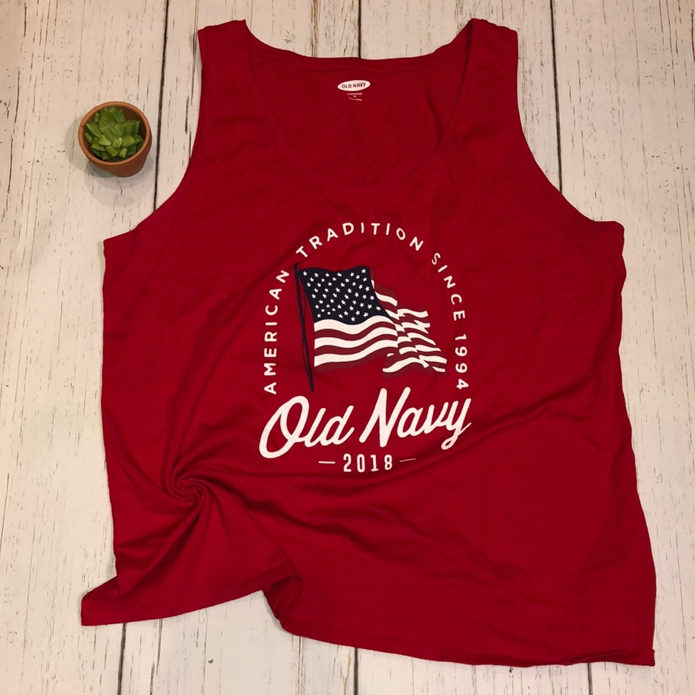 Old navy patriotic tank top